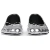 Anatomiske ballerinasko «Silver Shiny Soft Sheepskin» 714260WBFA18001