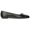 Anatomiske ballerinasko «Svart, skinnende, mykt saueskinn» 714260WBCW01000
