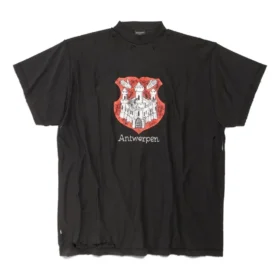 Antwerpen Inside-out T-skjorte Oversized «Black» 787358TQVP71083 Antwerpen Inside-out T-skjorte Oversized «Black» 787358TQVP71083