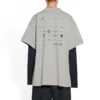 Archives Logos T-skjorte Oversized «Light Grey» 712398TNVQ71342