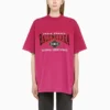 B Authentic Vintage Jersey Oversized T-skjorte «Pink» 694576TMVA95566