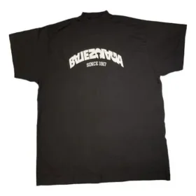 Back Flip T-skjorte, oversized «svart» 739028TPVF91070