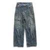 Baggy-bukser «Light Blue» 745213TNW014974