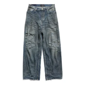 Baggy-bukser «Light Blue» 745213TNW014974