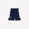 Baggy fotballshorts for menn i marineblått