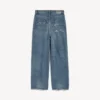 Baggy-jeans for menn i mørkeblått