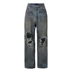 Baggy-jeans med lappede lommer «Blue» 751111TDW143359
