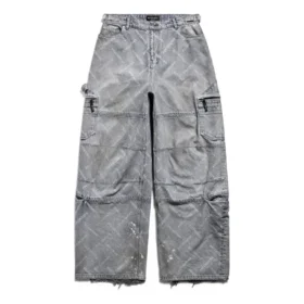 Bal Diagonal Allover-Cargo-bukser «Light Blue» 767971TDW144979