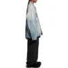 Bal Diagonal Allover Oversized-jakker «Light Blue Japanese Ring Denim» 773616TPW534868