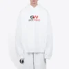 Balenciaga Alphabet Printing Loose hvit for menn 620973TIVD49000