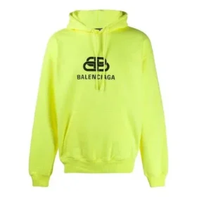 Balenciaga BB-trykk for menn, gul, 583215TFV617050