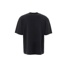 Balenciaga Circular BB Alphabet Logo kortærmet T-skjorte for menn, svart 641614TJV761000