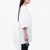 Balenciaga Crew-trøye med trykk, kort erme, hvit, for menn 620941TIV749040