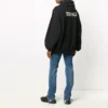 Balenciaga Dfil Sports Classic for menn med alfabet-trykk, svart 641679TJVE51000