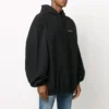 Balenciaga Dfil Sports Classic for menn med alfabet-trykk, svart 641679TJVE51000