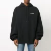 Balenciaga Dfil Sports Classic for menn med alfabet-trykk, svart 641679TJVE51000