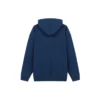 Balenciaga-fleecejakke for menn, løs passform, med hette og lange ermer, blå 570811TJV854866