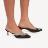 Balenciaga for kvinner | Manolo Blahnik-mules i svart
