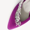 Balenciaga for kvinner | Manolo Blahnik-slingback i fiolett