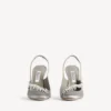 Balenciaga for kvinner | Manolo Blahnik-slingback i grå «plume»