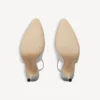 Balenciaga for kvinner | Manolo Blahnik-slingback i grå «plume»