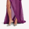 Balenciaga for kvinner | Manolo Blahnik-slingback i grå «plume»