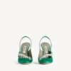 Balenciaga for kvinner | Manolo Blahnik-slingback i gressgrønn