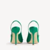 Balenciaga for kvinner | Manolo Blahnik-slingback i gressgrønn