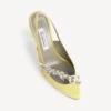 Balenciaga for kvinner | Manolo Blahnik-slingback i lime