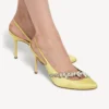 Balenciaga for kvinner | Manolo Blahnik-slingback i lime