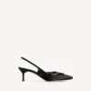 Balenciaga for kvinner | Manolo Blahnik-slingback i svart