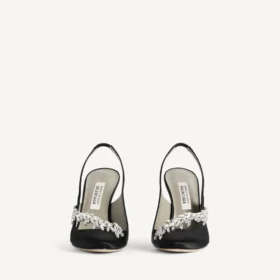 Balenciaga for kvinner | Manolo Blahnik-slingback i svart
