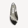 Balenciaga for kvinner | Manolo Blahnik-slingback i svart