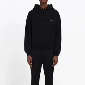 Balenciaga for menn, brystlomme, hvit, svart, liten logo, svart 556145TYK271000 Balenciaga for menn, brystlomme, hvit, svart, liten logo, svart 556145TYK271000