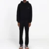 Balenciaga for menn, brystlomme, hvit, svart, liten logo, svart 556145TYK271000