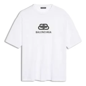 balenciaga for menn hvit med bb logo klassisk logotrykk kort ermet 570803tev489044 1 280x280 - Balenciaga for menn, hvit med BB-logo, klassisk logotrykk, kort ermet 570803TEV489044