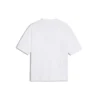 Balenciaga for menn, hvit med BB-logo, klassisk logotrykk, kort ermet 570803TEV489044