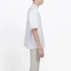 Balenciaga for menn, hvit med BB-logo, klassisk logotrykk, kort ermet 570803TEV489044