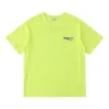 Balenciaga for menn, liten logo, rund hals, korte ermer, gul 620967TJVF77110