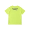 Balenciaga for menn, liten logo, rund hals, korte ermer, gul 620967TJVF77110