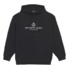 Balenciaga for menn med alfabet-trykk og logo, svart 570811TGV701000