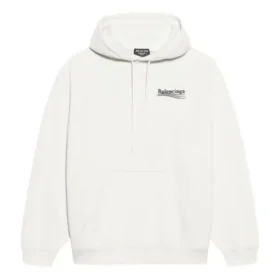 Balenciaga for menn med brodert alfabetmønster i hvitt for Political Campaign 600583TKVI99084 Balenciaga for menn med brodert alfabetmønster i hvitt for Political Campaign 600583TKVI99084