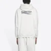 Balenciaga for menn med brodert alfabetmønster i hvitt for Political Campaign 600583TKVI99084
