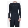 Balenciaga for menn med symbolsk, kreativt logo-trykk, elastisk, langermet, svart 620966TIV491070
