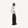 Balenciaga for menn | NBA-samarbeid: oversized hettegenser med glidelås i hvitt/flerfarget