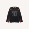 Balenciaga for menn | NBA-samarbeid: Oversized langermet T-skjorte i svart/flerfarget