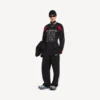 Balenciaga for menn | NBA-samarbeid: Oversized langermet T-skjorte i svart/flerfarget