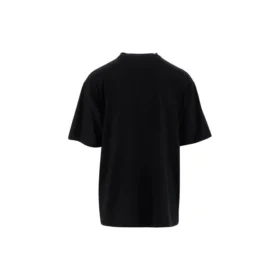 Balenciaga for menn, oversize med logotrykk, retro skulderrem, korte ermer, svart 620969TIVA11000 Balenciaga for menn, oversize med logotrykk, retro skulderrem, korte ermer, svart 620969TIVA11000
