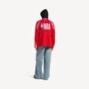 Balenciaga for menn | Oversized langermet T-skjorte i samarbeid med NBA i rødt/flerfarget