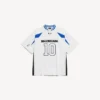 Balenciaga for menn | Oversized T-skjorte i samarbeid med NBA i hvitt/flerfarget